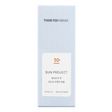 Crème solaire avec SPF 50+ PA+++ Sun Project Water, 50 ml, Thank You Farmer