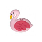 Jouet de dentition en silicone Coccorito - Cygne rose