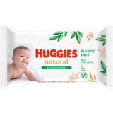 Huggies BW Lingettes naturelles biodégradables 48 pcs