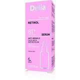Sérum anti-rides au rétinol, 30 ml, Delia Cosmetics