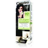 Cameleo Color Essence Hair Colour, 1.0 Black, Delia Cosmetics