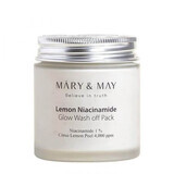 Masque lavable à l'extrait de citron et au niacinamide, 125g, Mary and May