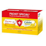 Paket Urinal Akut 10 Tabletten + Cetebe Vit C 500 mg 30 Kapseln, Walmark
