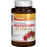 Multivitamine avec minéraux pour enfants 90 comprimés à croquer, Vitaking 