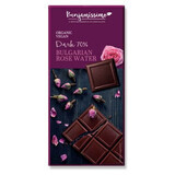 Cioccolato biologico con acqua di rose, 70 g, Benjamissimo