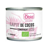 Crème de coco condensée biologique sans gluten, 200ml, Obio