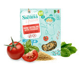 Pasta Bio mini ditalini à la tomate et aux épinards, 10 mois et plus, 350 g, Sienna & friends