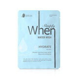 Maschera idratante con acido ialuronico e aloe vera, Water Wish, 23 g, When Beauty