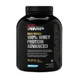 Gnc Amp Gold Series 100% Whey Protein Advanced, Protéine de lactosérum avec saveur de vanille, 2227.5 g