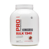 Gnc Pro Performance Bulk 1340, Gainer With Protein And Carbohydrates, With Strawberry Flavor, 3294 G