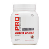 Gnc Pro Performance Weight Gainer, formule protéinée pour la prise de poids avec saveur de fraise, 1098 g