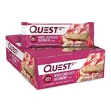Quest Protein Bar, Barre protéinée, Chocolat blanc framboise, 60g
