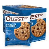 Quest Protein Cookie, biscuit protéiné, arôme pépites de chocolat, 59g