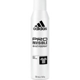 Adidas Déodorant Pro Invisible Spray, 250 ml