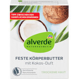 Alverde Naturkosmetik Körperbutter mit Kokosnuss, 40 g