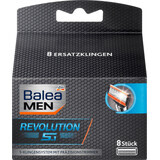 Balea MEN Revolution 5.1 lame di ricambio per rasoio 8 pz, 8 pz