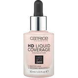 Fond de teint liquide Catrice HD 002 Beige porcelaine, 30 ml