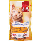 Dein Bestes Chicken with liver snack pour chats, 50 g