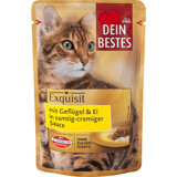 Dein Bestes pouch wet cat food poultry meat&or, 85 g