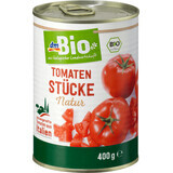DmBio Tomates naturelles en morceaux, 400 g