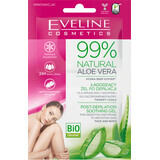 Eveline Cosmetics Gel apaisant après-rasage à l'aloe vera 99% naturel, 10 ml