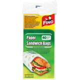 Sacs à sandwich en papier Fino, 40 pièces