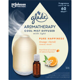 Glade Diffuseur d'huiles essentielles Aromathérapie Pure Happiness, 17,4 ml