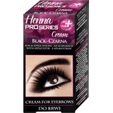 Crème au henné pour sourcils, peinture noire, 15 ml