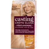 Loreal Paris CASTING CREME GLOSS Teinture pour cheveux 1021 blond clair, 1 pc