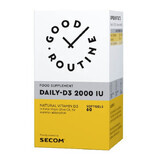 Daily D3 2000IU Good Routine, 60 softgels, Secom