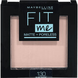 Maybelline New York Fit Me Matte+ Poreless Compact Powder 130 Buff Beige, 9 g