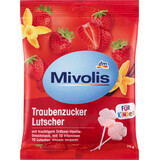 Mivolis Traubenzucker-Brausetabletten mit Erdbeer- und Vanillegeschmack, 75 g