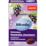 Bonbons Mivolis au sureau et groseilles sans sucre, 50 g