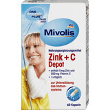 Mivolis Zinc + C Depot gélules, 38 g