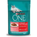 Purina One nourriture humide pour chat avec saumon, 85 g