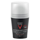 Vichy Homme Antiperspirant Roll-On Déodorant Extreme Control pour hommes 72h, 50 ml