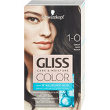 Schwarzkopf Gliss Color Vopsea de păr permanentă 1-0 Negru Intens, 1 buc