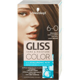 Schwarzkopf Gliss Color Permanent Hair Colour 6-0 Natural Light Brown, 1 pc