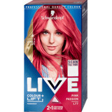 Schwarzkopf Live Permanent Hair Colour L 77 Pink Passi, 142 g