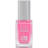 S-he colour&amp;style Gel-like'n ultra stay nail varnish 322/315, 10 ml