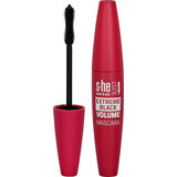 S-he colour&style Just extreme volume Wimperntusche Nr. 170/001, 12 ml