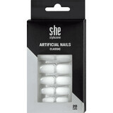 S-he colour&amp;style Classic artificial nails, 1 Set