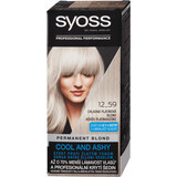 Syoss Color Dauerhafte Haarfarbe 12-59 Kühles Platinblond, 1 Stück