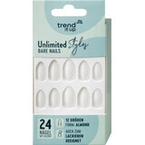 Trend !t up Unlimited Styles Bare Nails unghie artificiali, 24 pz