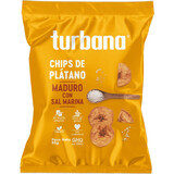 Turbana Chips de plantain cuites au four avec du sel de mer, 85 g