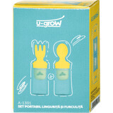 U-Grow Set cuillère et fourchette pour enfants, 2 pcs.
