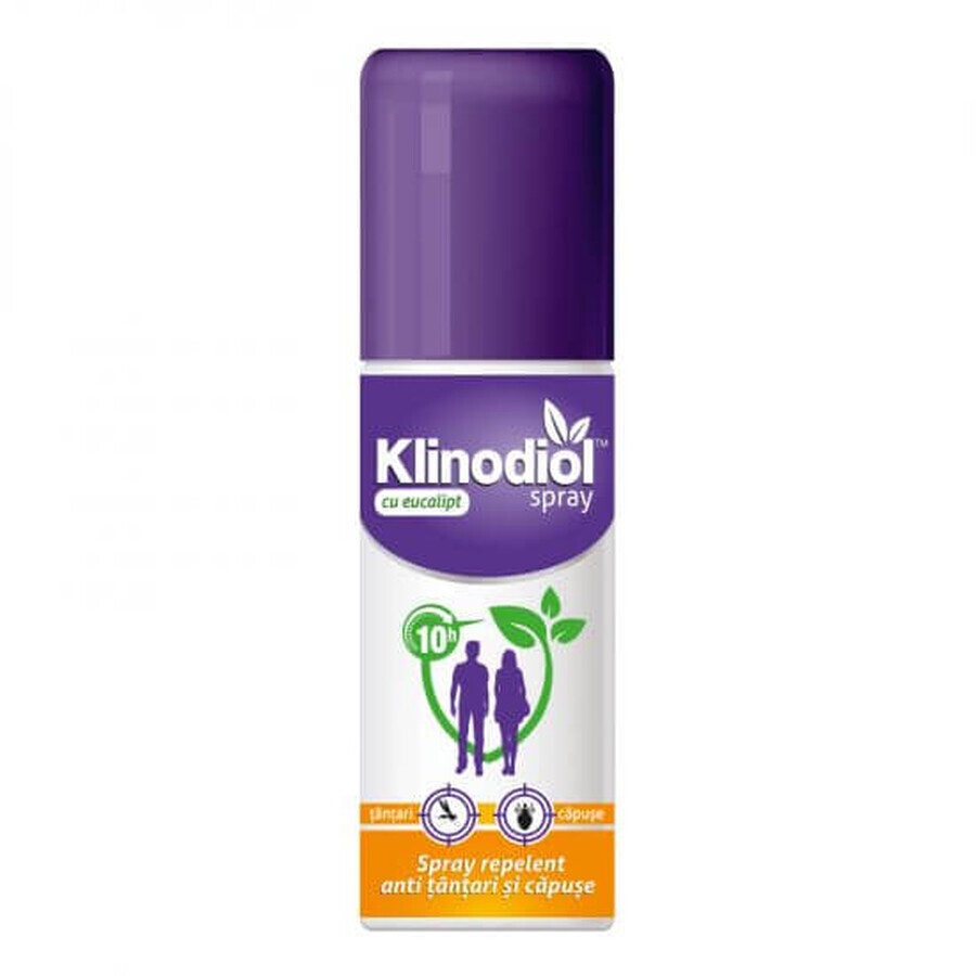 Spray anti-acariens et anti-tiques pour adultes Klinodiol, 100 ml, Klintensiv
