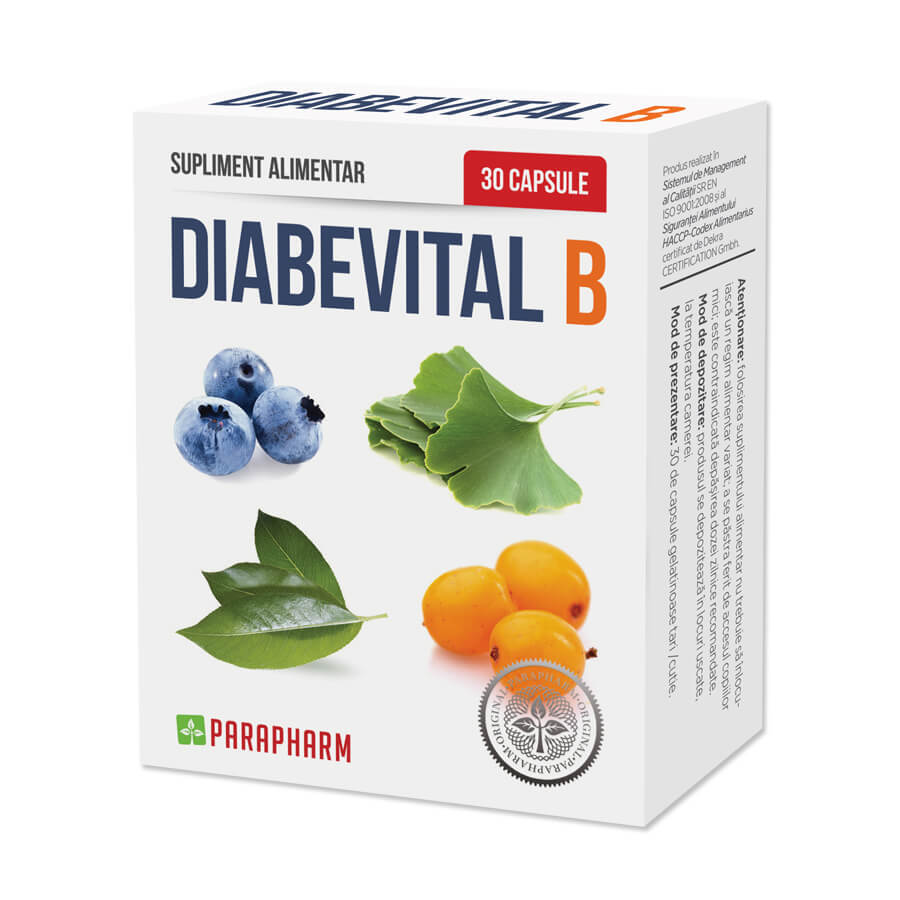 Diabevital B, 30 gélules, Parapharm