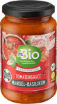 DmBio Sauce tomate bio aux amandes et basilic, 340 g