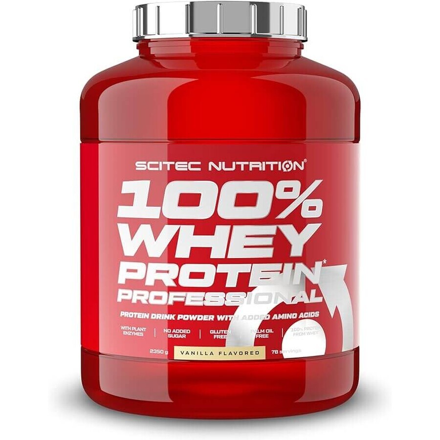 100% Whey Protein Professional Scitec Nutrition vanille, 2350 g